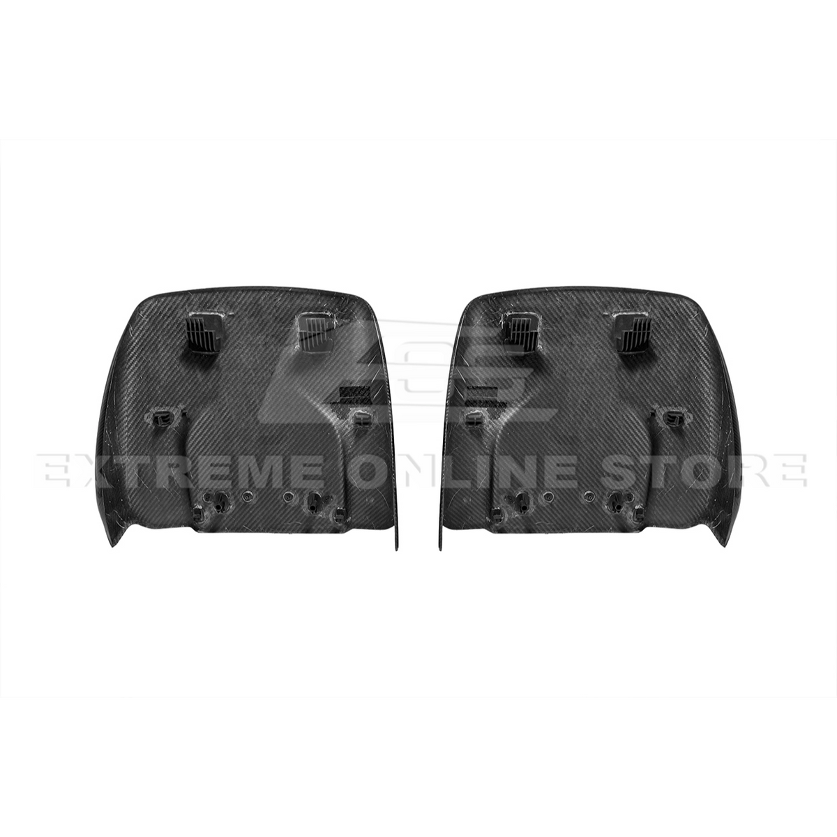 2009-15 Cadillac CTS V Dry CARBON FIBER Seat Back Cover image 17