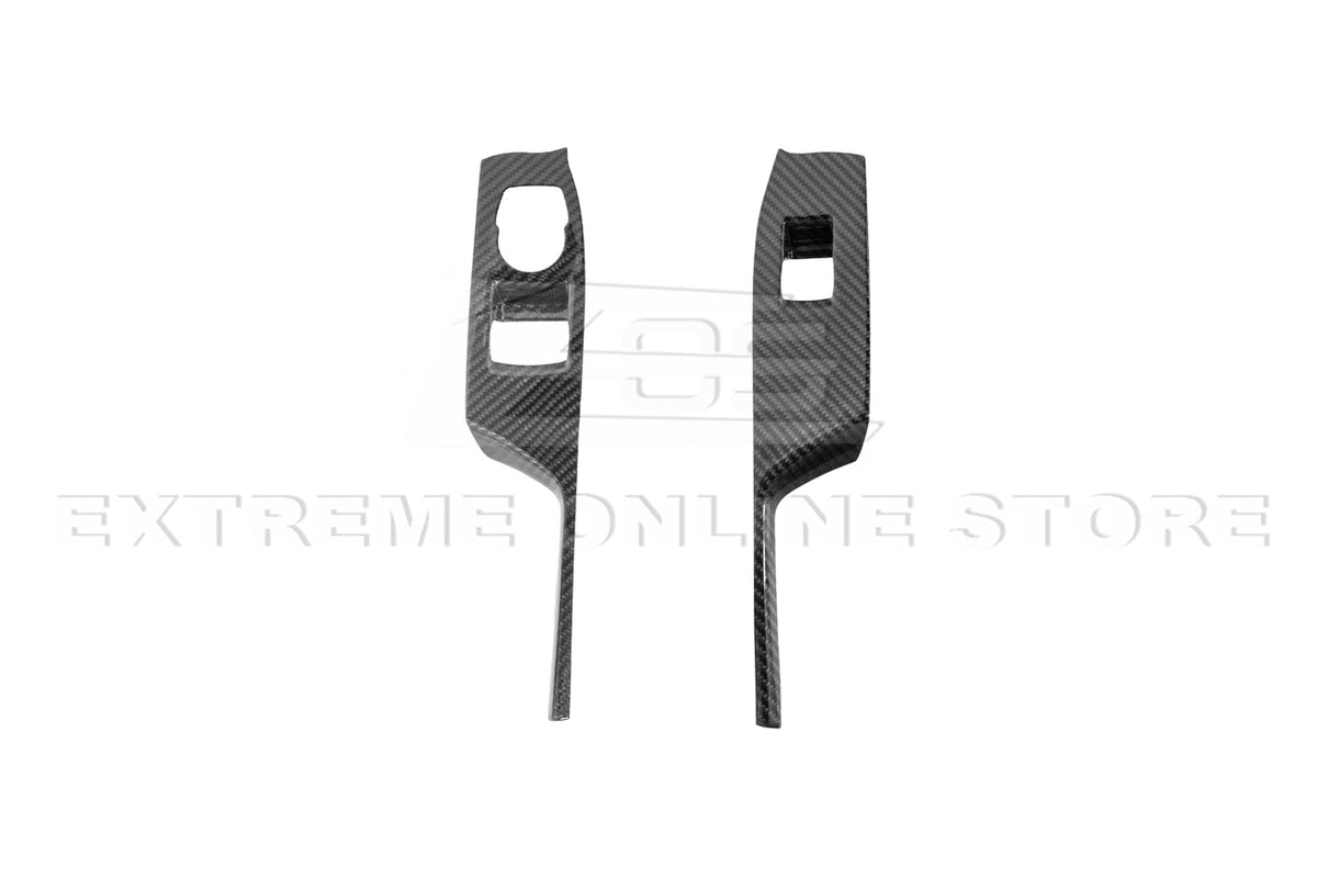 2019-24 Camaro Dry Carbon Fiber Door Glass Lifting Panel Cover image 8