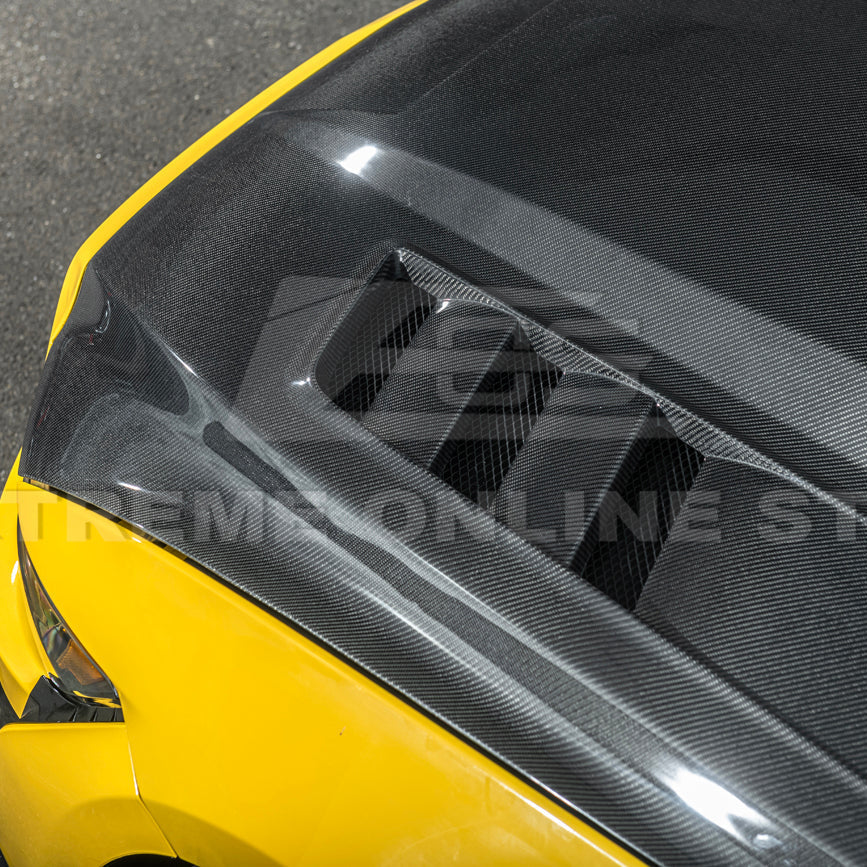 2015-17 Ford Mustang Terminator Style Front Hood Vented Cover image 11