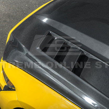 2015-17 Ford Mustang Terminator Style Front Hood Vented Cover image 11