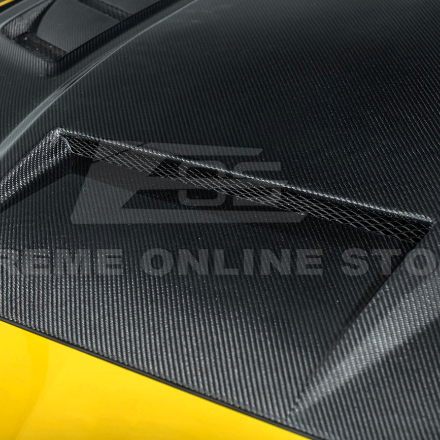 2015-17 Ford Mustang Terminator Style Front Hood Vented Cover image 13