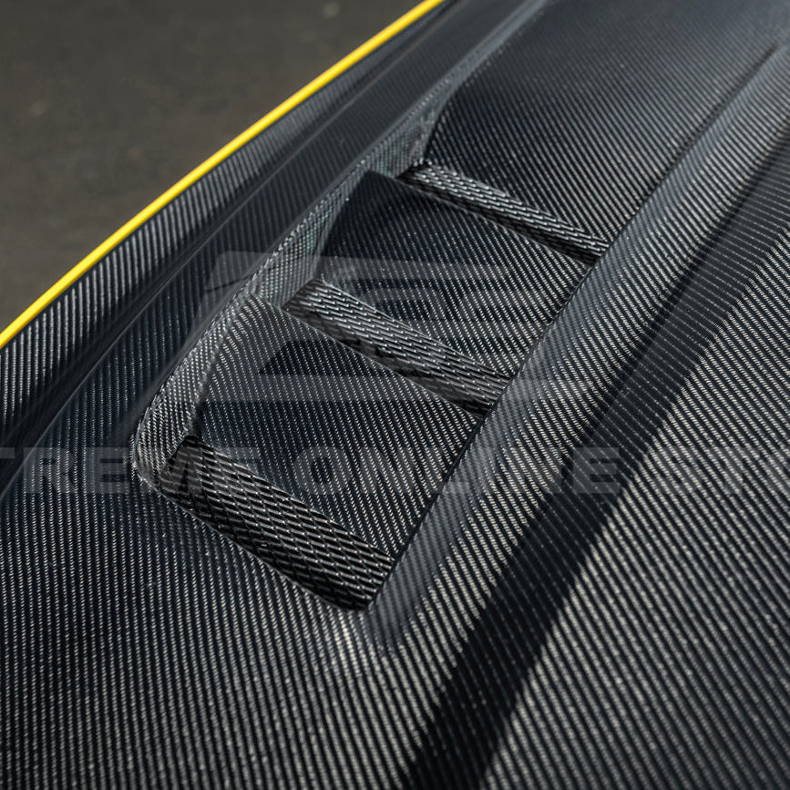 2015-17 Ford Mustang Terminator Style Front Hood Vented Cover image 14