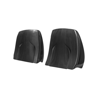 2009-15 Cadillac CTS V Dry CARBON FIBER Seat Back Cover image 1