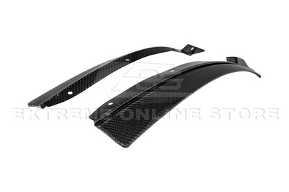2016-19 Cadillac ATS-V Track Package Dry carbon Fiber Front Lip Side Wheel Arch image 14