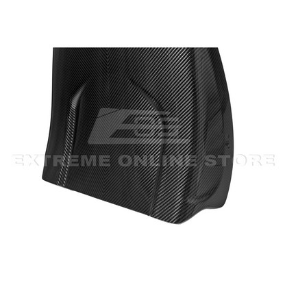2009-15 Cadillac CTS V Dry CARBON FIBER Seat Back Cover image 19