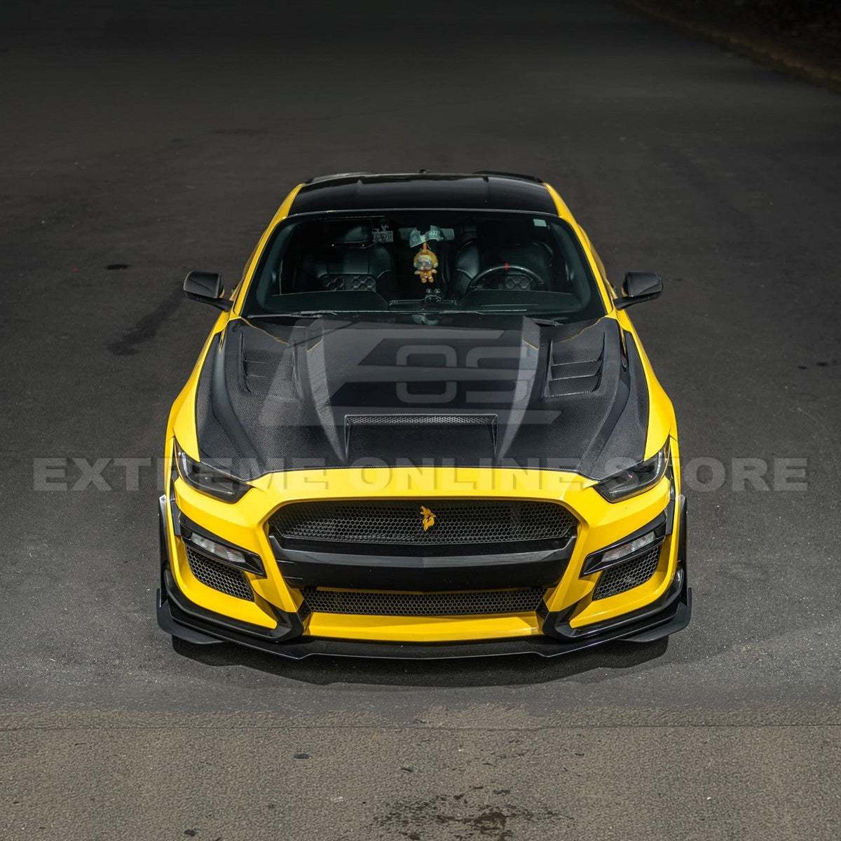 2015-17 Ford Mustang Terminator Style Front Hood Vented Cover image 6