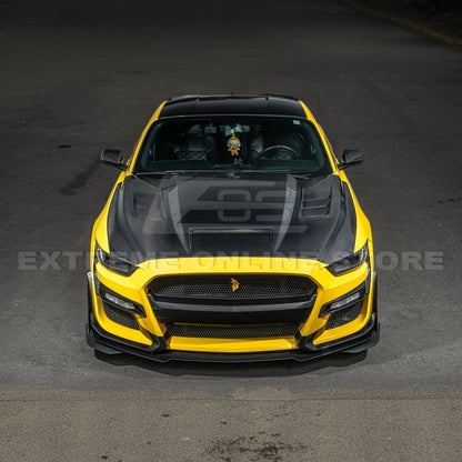 2015-17 Ford Mustang Terminator Style Front Hood Vented Cover image 6