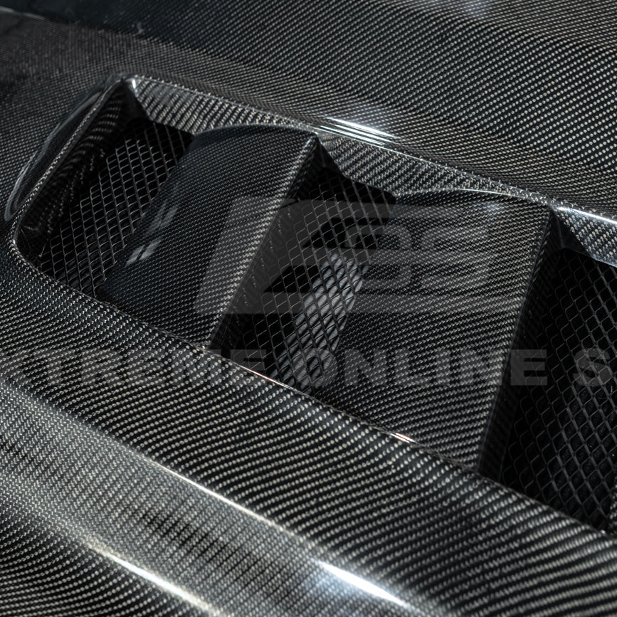 2015-17 Ford Mustang Terminator Style Front Hood Vented Cover image 17