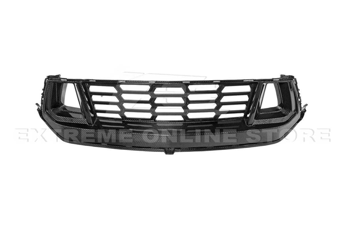 2024+ Ford Mustang GT Replacement Dry Carbon Fiber Front Grille Cover image 8