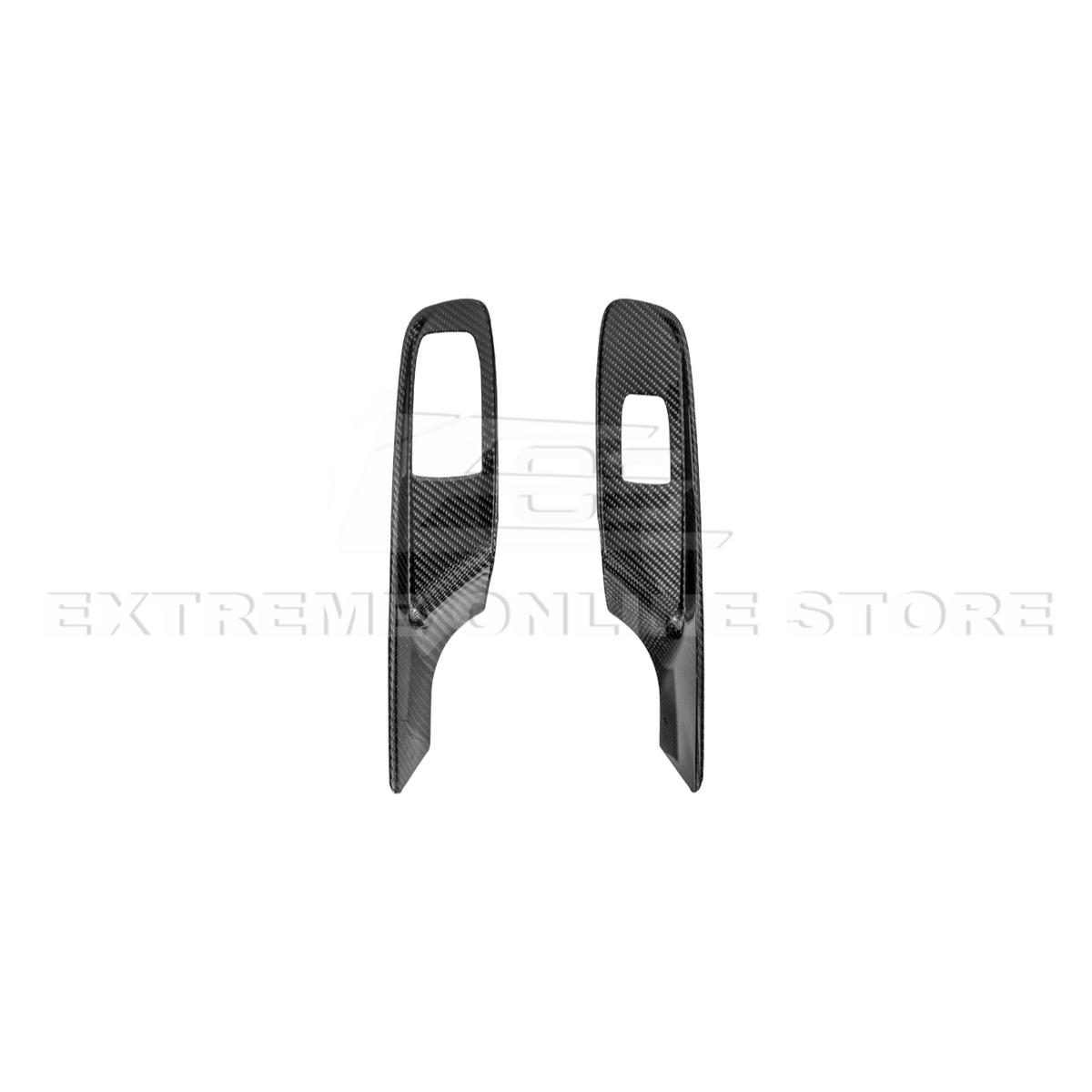 Corvette C8 Coupe DRY CARBON FIBER Side Window Switch Control Panel Cover image 14