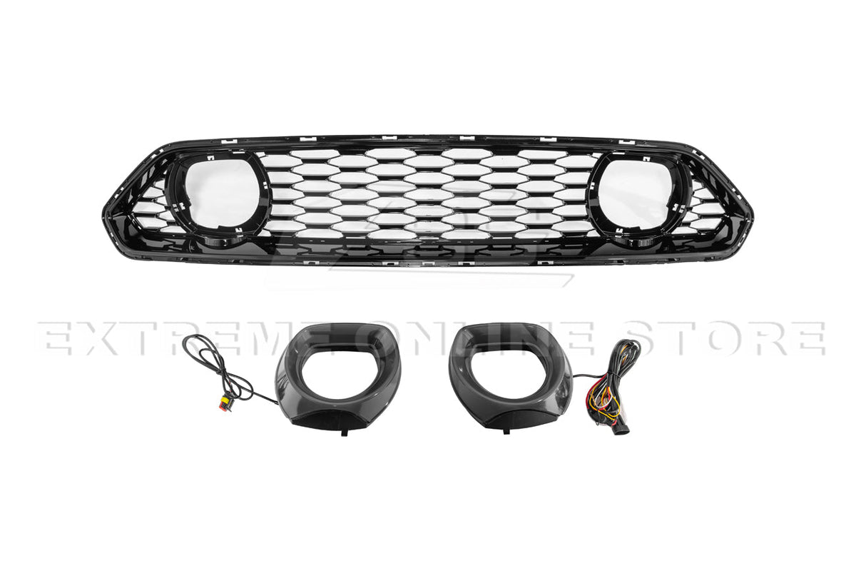 2018-23 Mustang Front DRL LED Grille Cover image 9