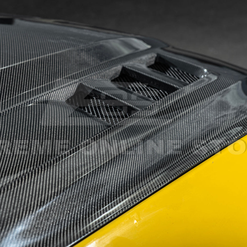 2015-17 Ford Mustang Terminator Style Front Hood Vented Cover image 18