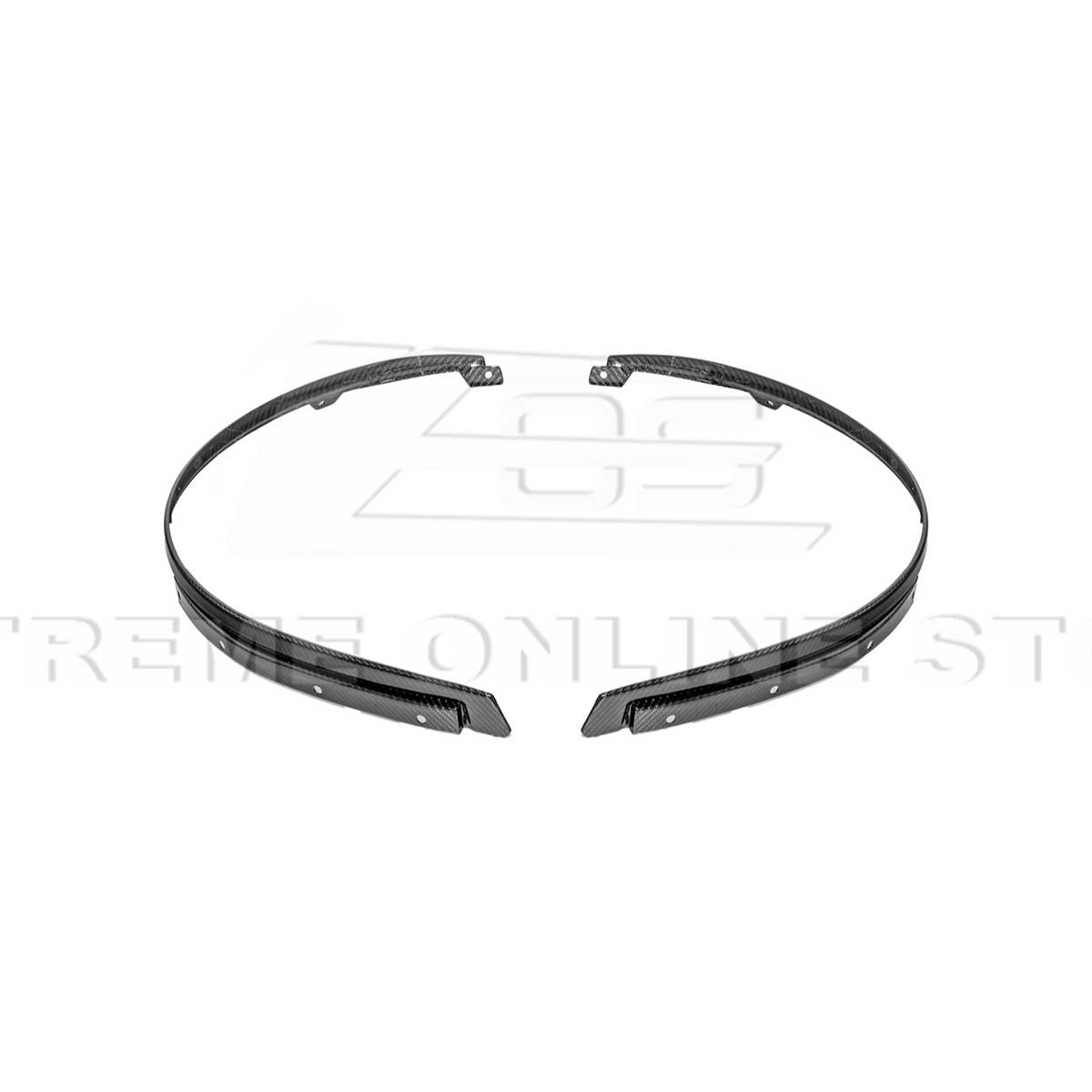 2024-Up Ford Mustang S650 Dry CARBON FIBER Front Quarter Fender Flare Extension image 14
