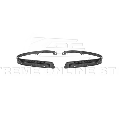 2024-Up Ford Mustang S650 Dry CARBON FIBER Front Quarter Fender Flare Extension image 15