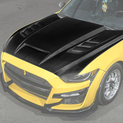 2015-17 Ford Mustang Terminator Style Front Hood Vented Cover image 3