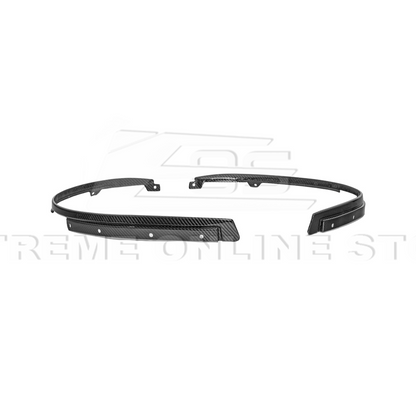 2024-Up Ford Mustang S650 Dry CARBON FIBER Front Quarter Fender Flare Extension image 13