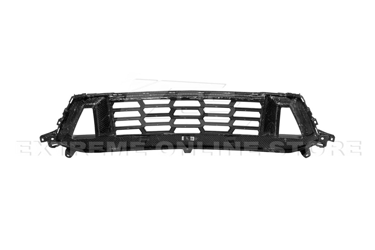 2024+ Ford Mustang GT Replacement Dry Carbon Fiber Front Grille Cover image 7
