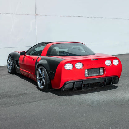 1997-04 Corvette C5 | EOS Performance Carbon Fiber Rear Bumper Finned Diffuser image 4
