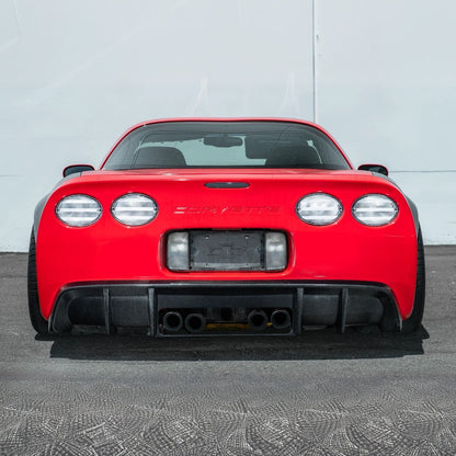 1997-04 Corvette C5 | EOS Performance Carbon Fiber Rear Bumper Finned Diffuser image 7