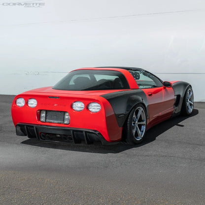 1997-04 Corvette C5 | EOS Performance Carbon Fiber Rear Bumper Finned Diffuser image 8