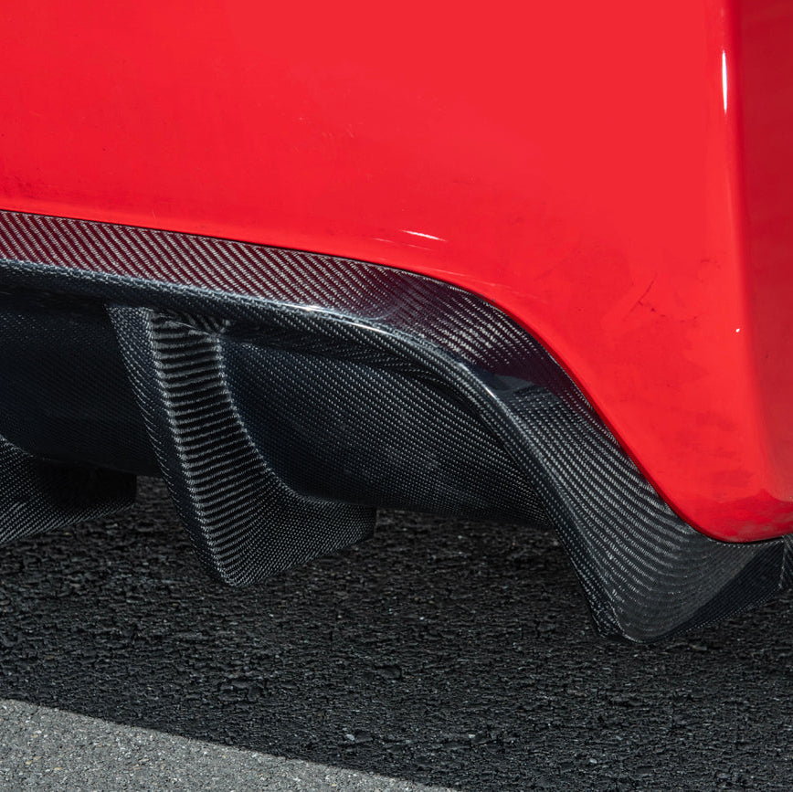 1997-04 Corvette C5 | EOS Performance Carbon Fiber Rear Bumper Finned Diffuser image 16