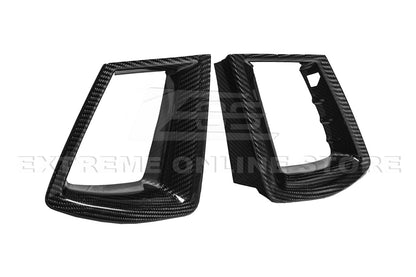 2024+ Ford Mustang GT DRY CARBON FIBER Front Side Grille Inserts image 9