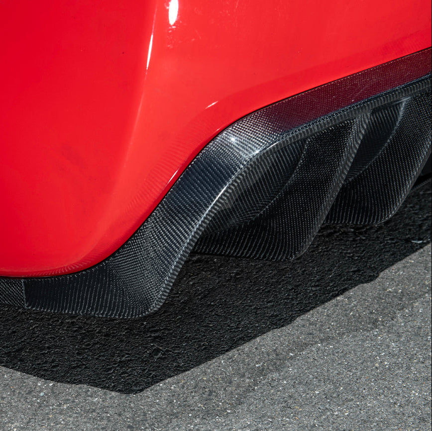 1997-04 Corvette C5 | EOS Performance Carbon Fiber Rear Bumper Finned Diffuser image 17