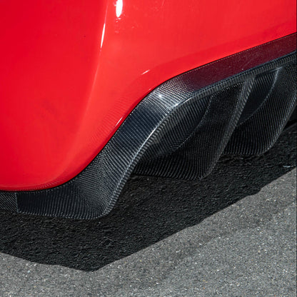 1997-04 Corvette C5 | EOS Performance Carbon Fiber Rear Bumper Finned Diffuser image 17