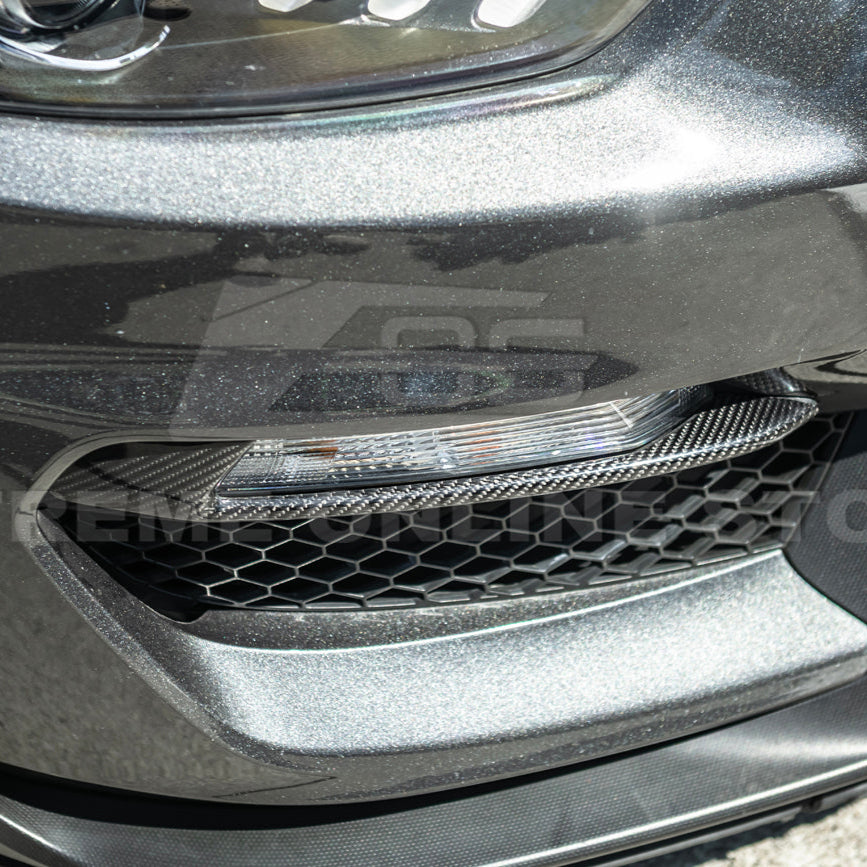 2015-20 Ford Mustang Shelby GT350 DRY CARBON FIBER Front Fog Light Eyebrow Cover image 10