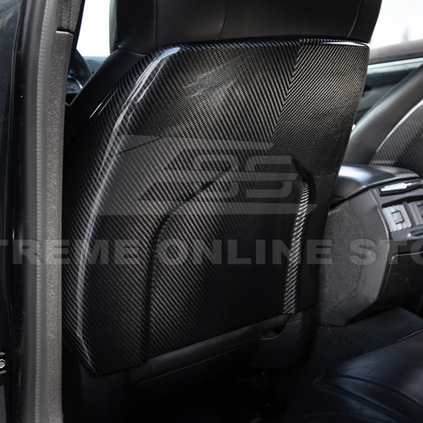 2009-15 Cadillac CTS V Dry CARBON FIBER Seat Back Cover image 4
