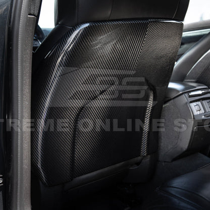 2009-15 Cadillac CTS V Dry CARBON FIBER Seat Back Cover image 4