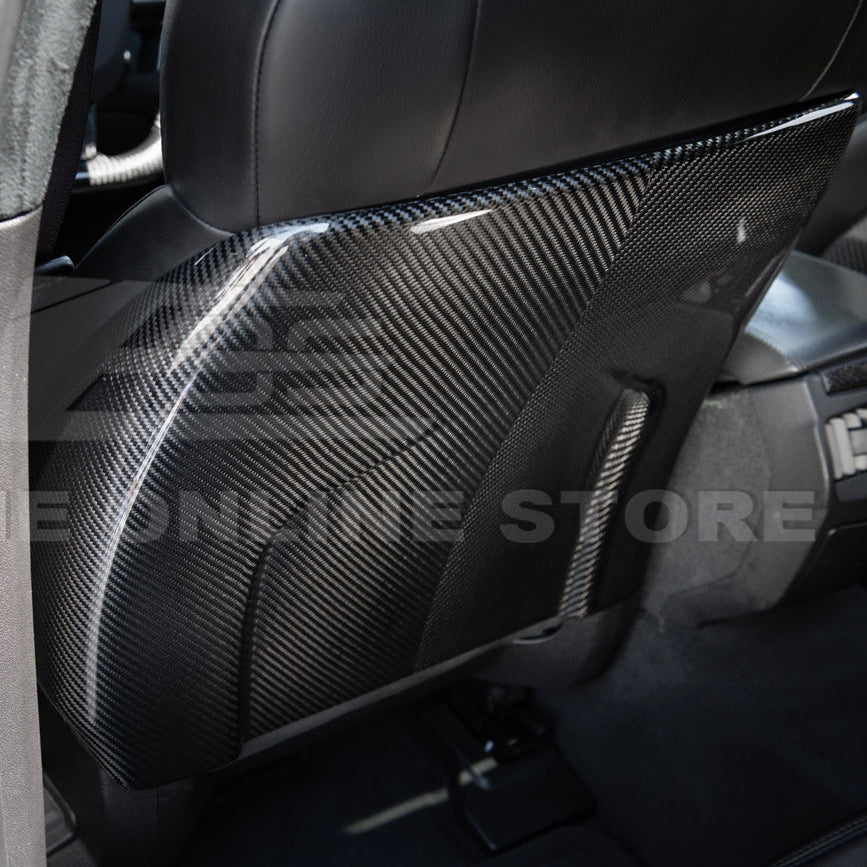 2009-15 Cadillac CTS V Dry CARBON FIBER Seat Back Cover image 5