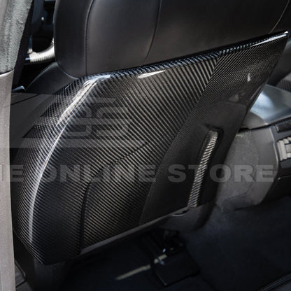 2009-15 Cadillac CTS V Dry CARBON FIBER Seat Back Cover image 5