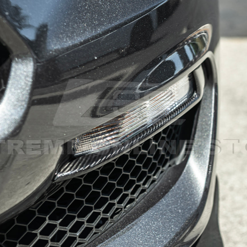2015-20 Ford Mustang Shelby GT350 DRY CARBON FIBER Front Fog Light Eyebrow Cover image 12