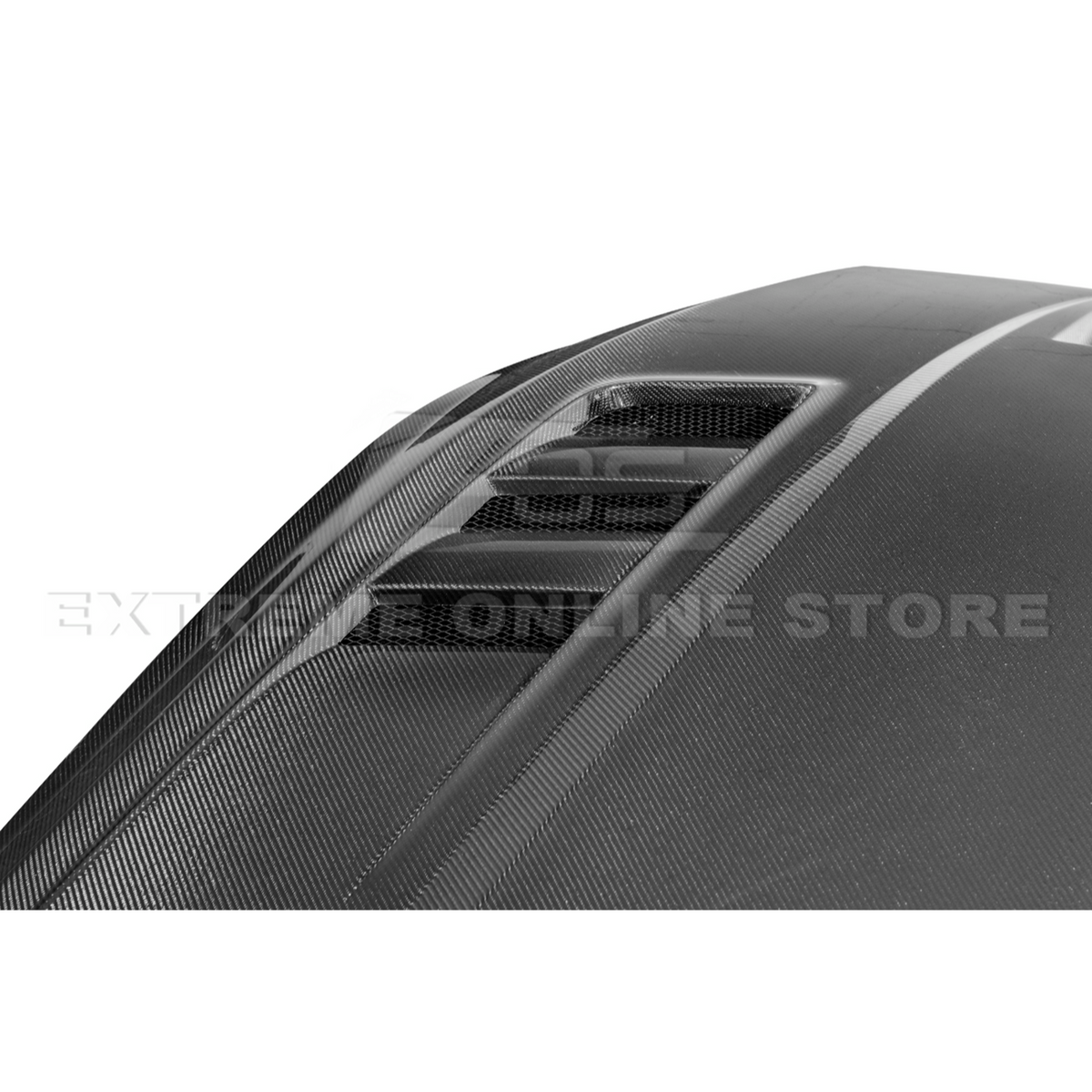 2024-Up Ford Mustang Front Bumper Hood Vented Cover image 19