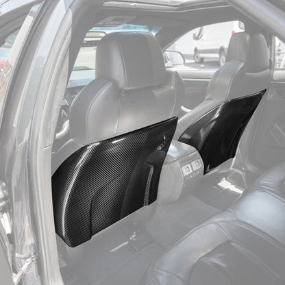 2009-15 Cadillac CTS V Dry CARBON FIBER Seat Back Cover image 2