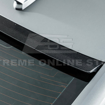 2020-Up Cadillac CT5 CT5-V | Carbon Fiber Rear Roof Top Window Spoiler Kit image 15