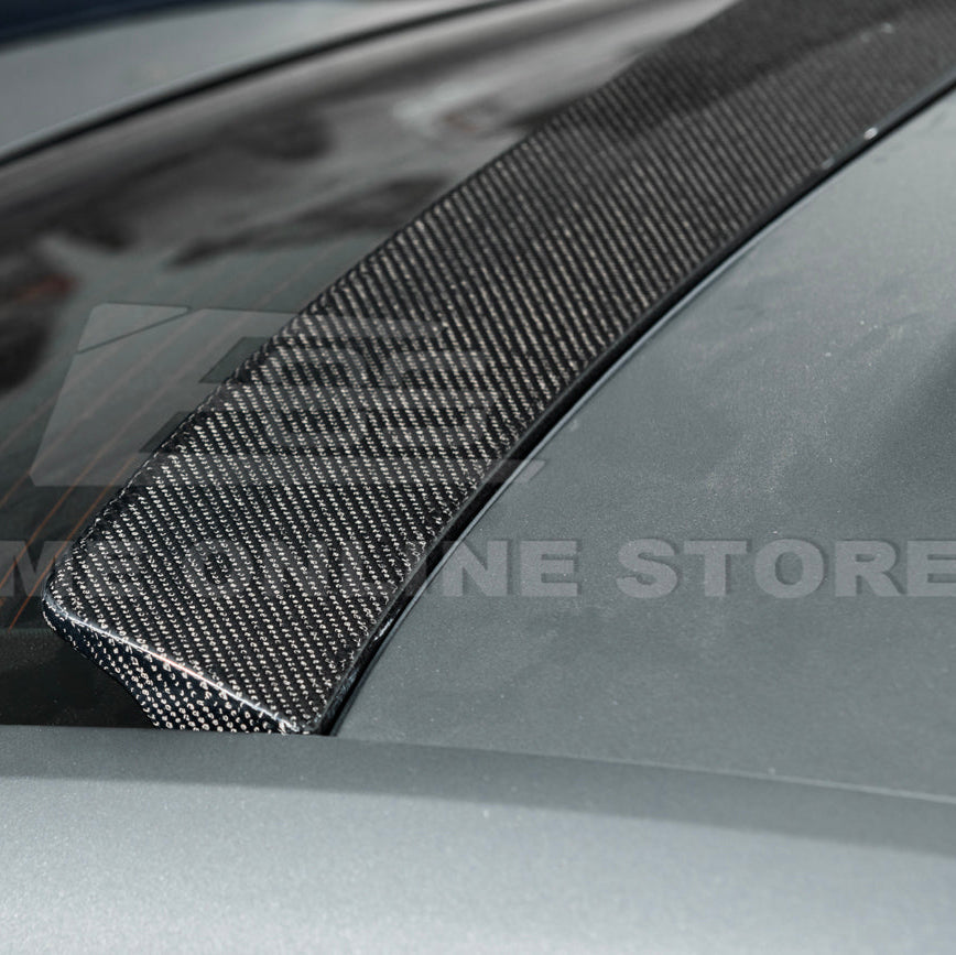 2020-Up Cadillac CT5 CT5-V | Carbon Fiber Rear Roof Top Window Spoiler Kit image 17