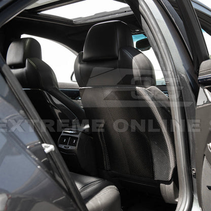 2009-15 Cadillac CTS V Dry CARBON FIBER Seat Back Cover image 10