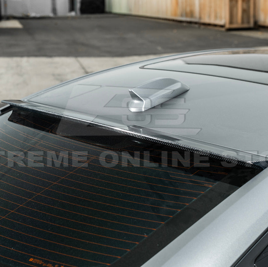2020-Up Cadillac CT5 CT5-V | Carbon Fiber Rear Roof Top Window Spoiler Kit image 19
