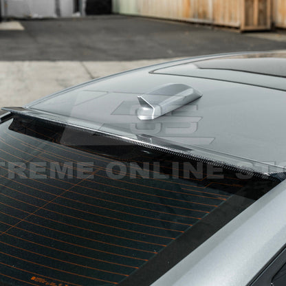 2020-Up Cadillac CT5 CT5-V | Carbon Fiber Rear Roof Top Window Spoiler Kit image 19