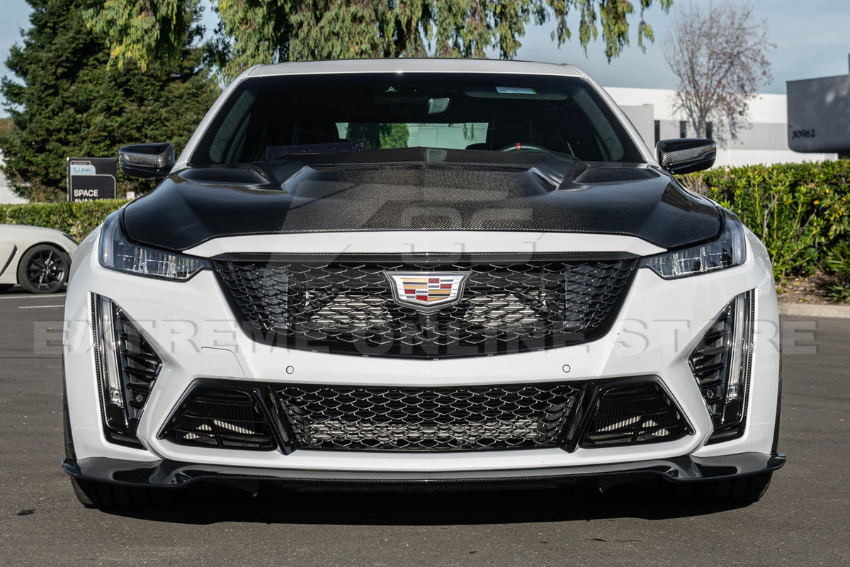 2022-24 Cadillac CT5-V Blackwing Sedan Front Lip Splitter image 4