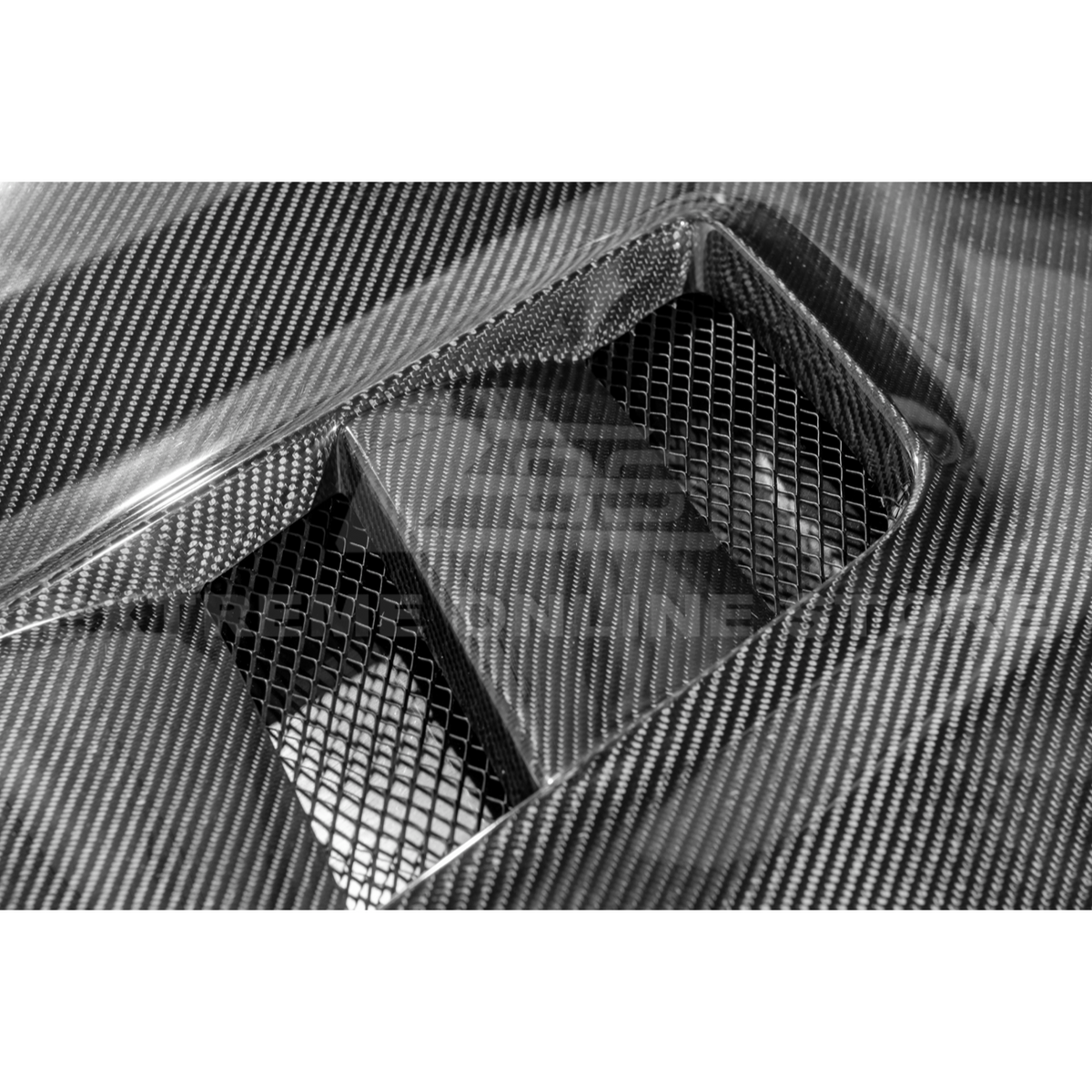 2024-Up Ford Mustang Front Bumper Hood Vented Cover image 21