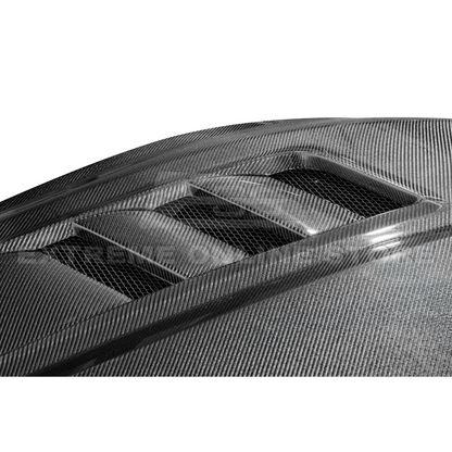 2024-Up Ford Mustang Front Bumper Hood Vented Cover image 22