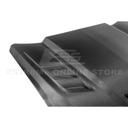 2024-Up Ford Mustang Front Bumper Hood Vented Cover image 23