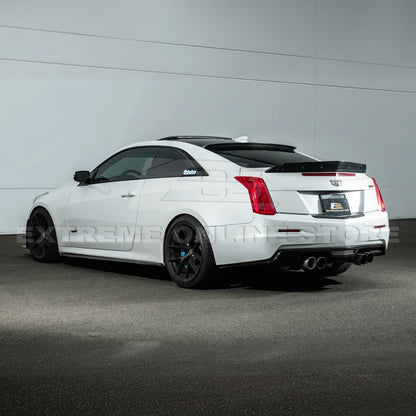 2013-19 Cadillac ATS ATS-V Coupe Carbon Fiber Rear Roof Top Window Spoiler image 4
