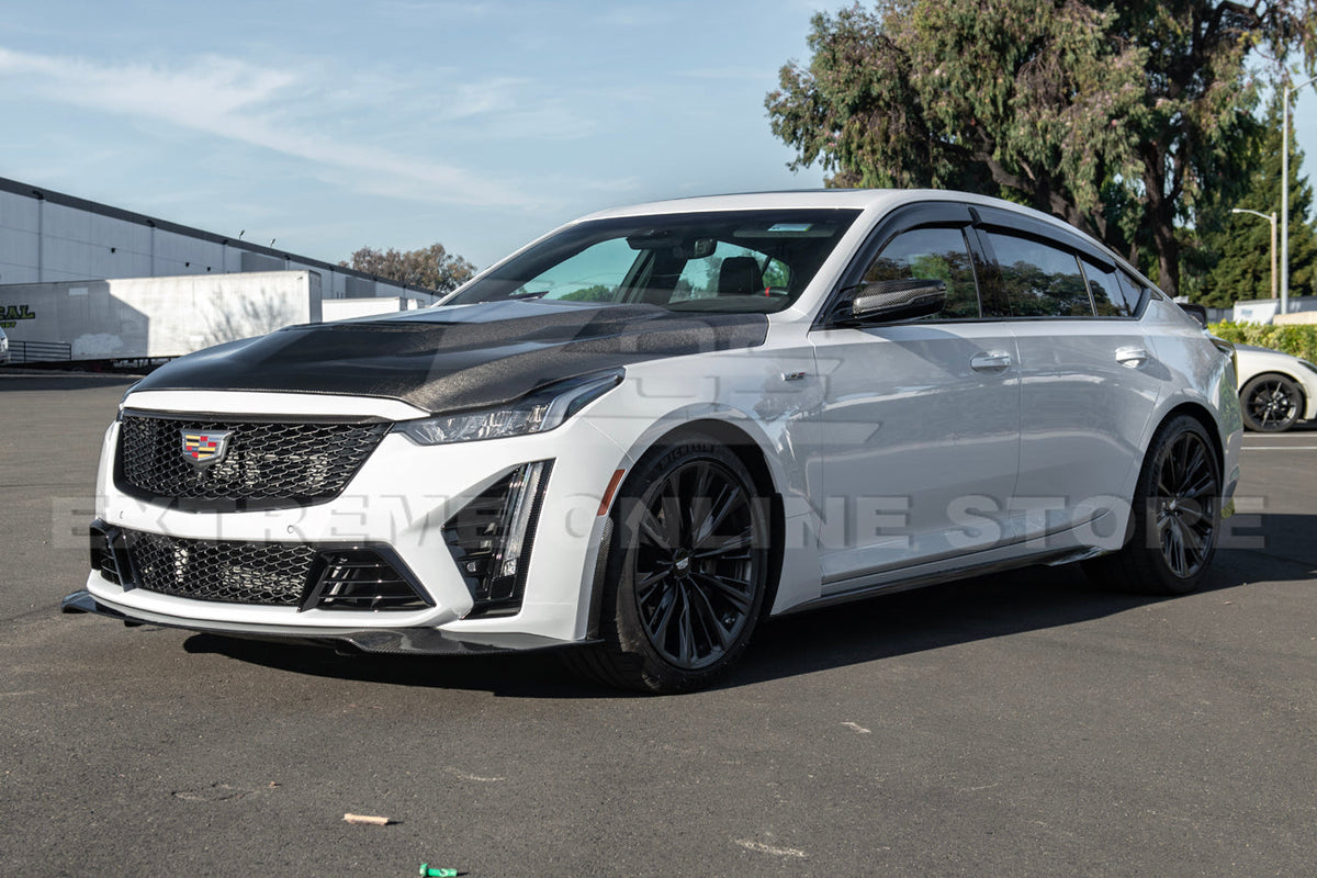 2022-24 Cadillac CT5-V Blackwing Sedan Front Lip Splitter image 5