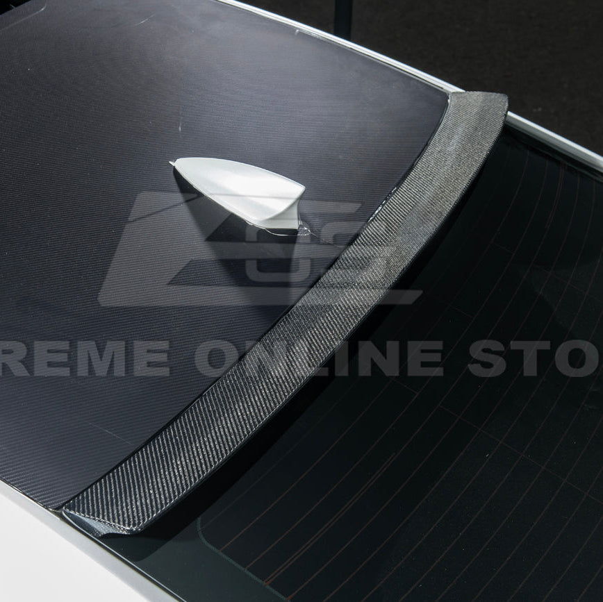 2013-19 Cadillac ATS ATS-V Coupe Carbon Fiber Rear Roof Top Window Spoiler image 11