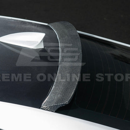 2013-19 Cadillac ATS ATS-V Coupe Carbon Fiber Rear Roof Top Window Spoiler image 9