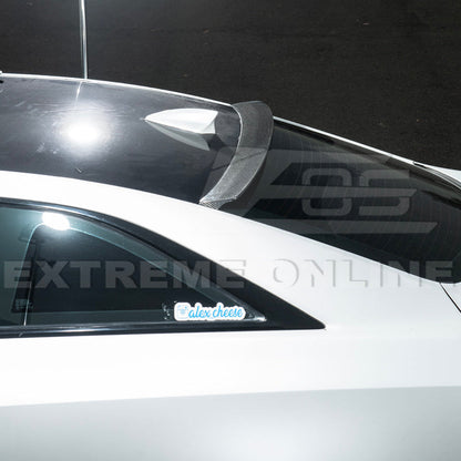 2013-19 Cadillac ATS ATS-V Coupe Carbon Fiber Rear Roof Top Window Spoiler image 8